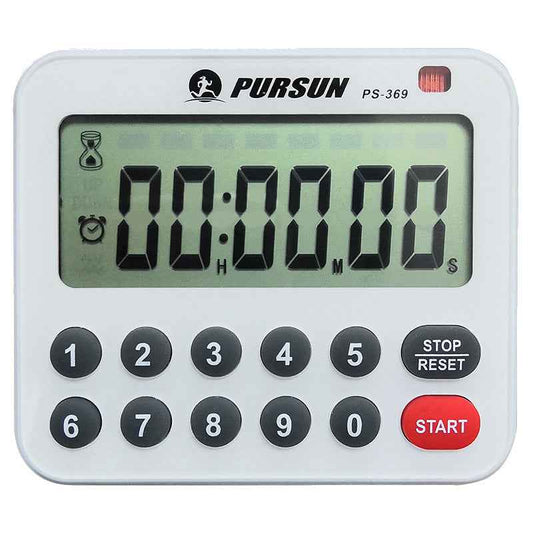 PURSUN Digital Kitchen Timer 10 Key for Cooking,Exercise,Games