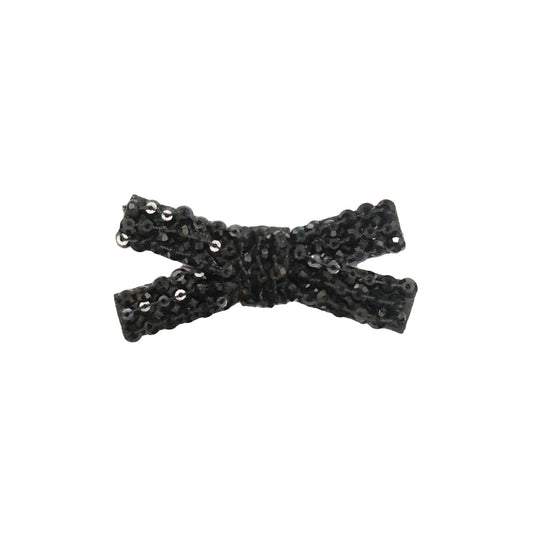 Crystal Collar Bow Patch Applique Sparkling Embellishment 5 Pack
