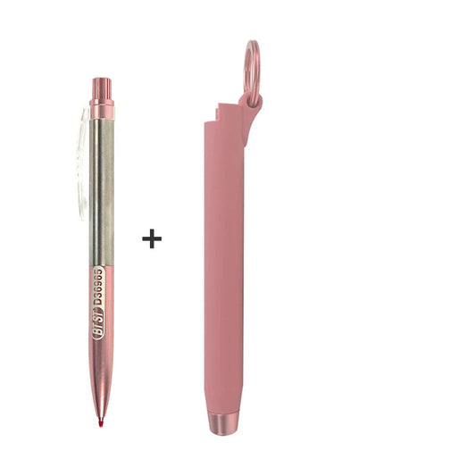BTST All-Metal Gel Pen | Twist Retractable,Silicone Pen Sleeve