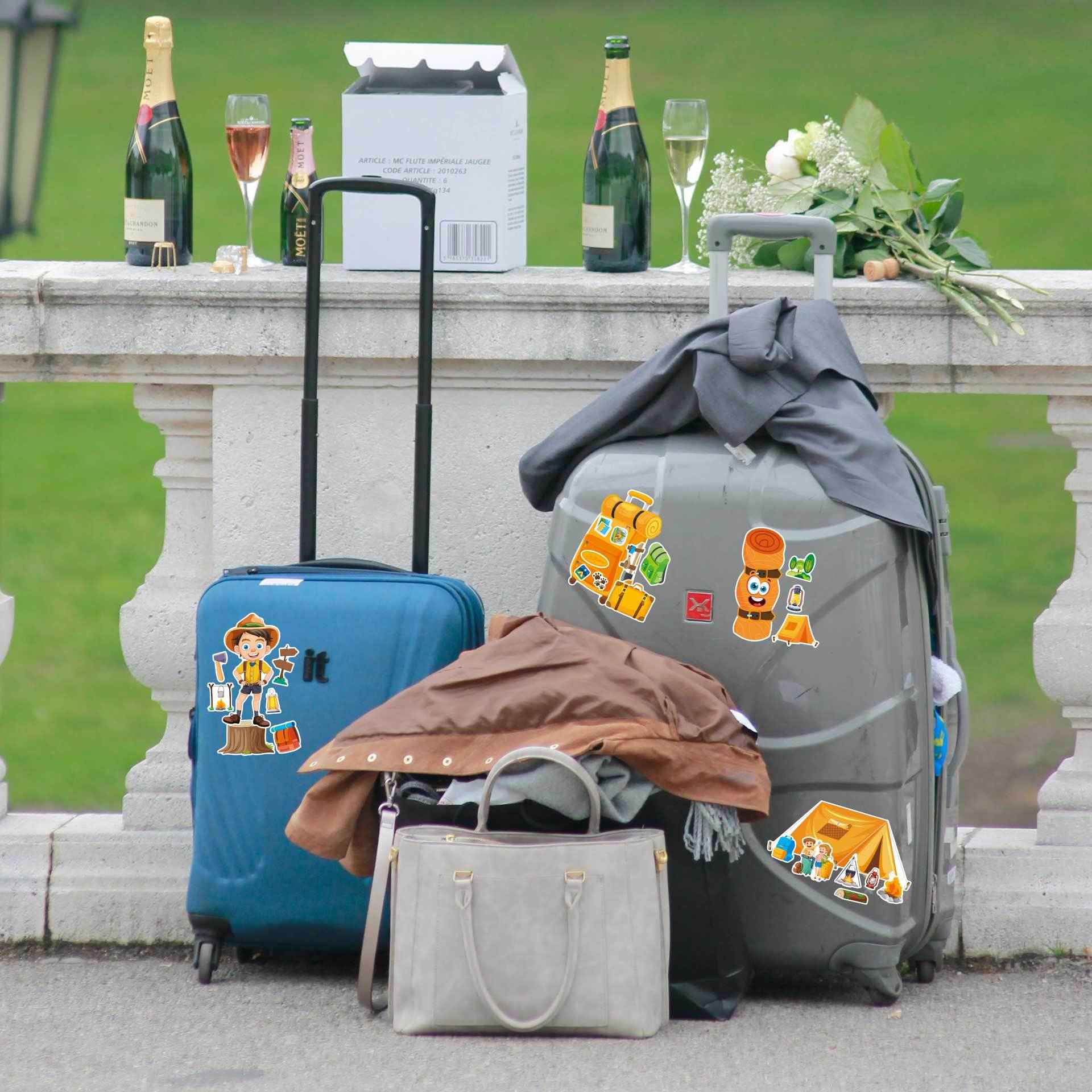 Make a Face Spring Camping DIY Stickers for Kids 24 Sheets