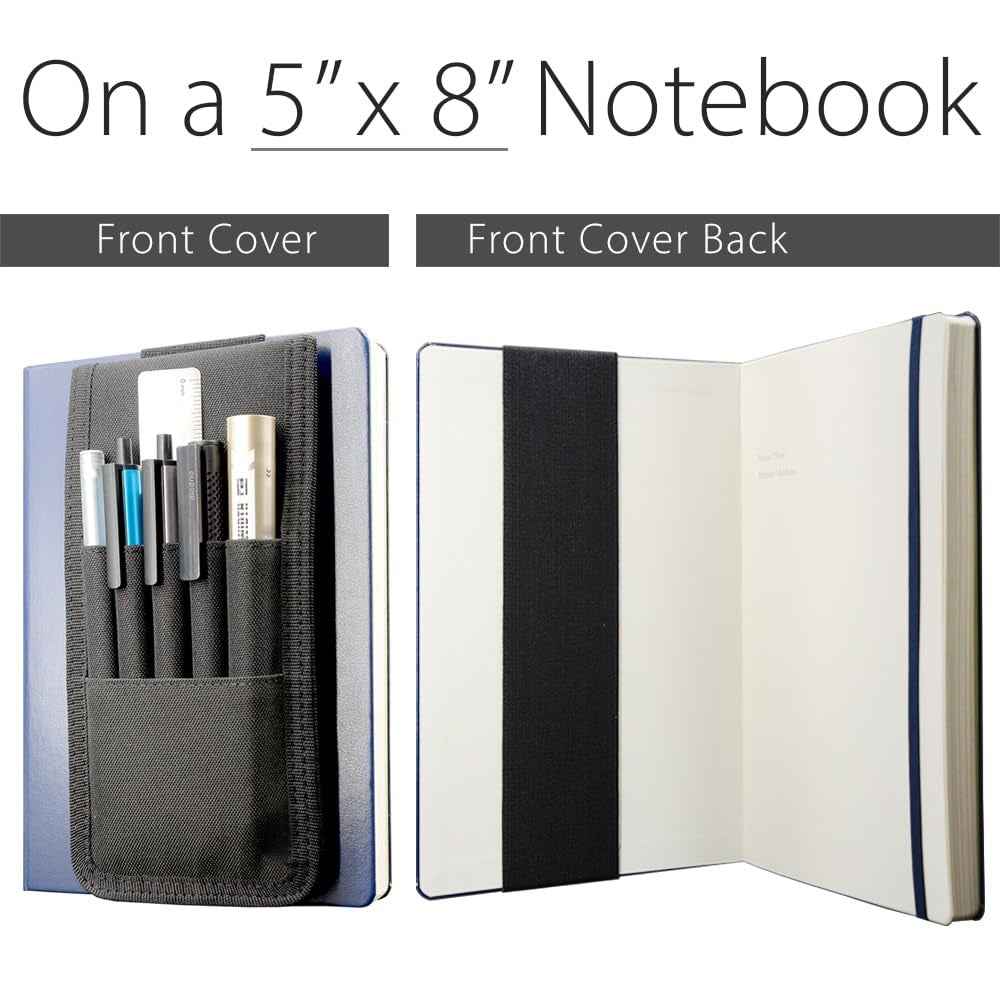 Adjustable Elastic Band Pen Holder for Notebooks,Planners Journals
