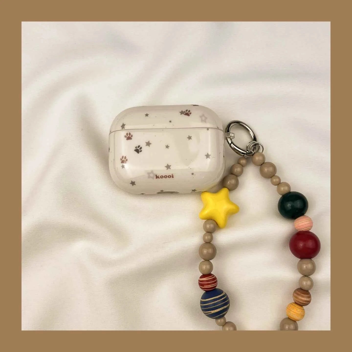 Star & Puppy Paw Print AirPods Case