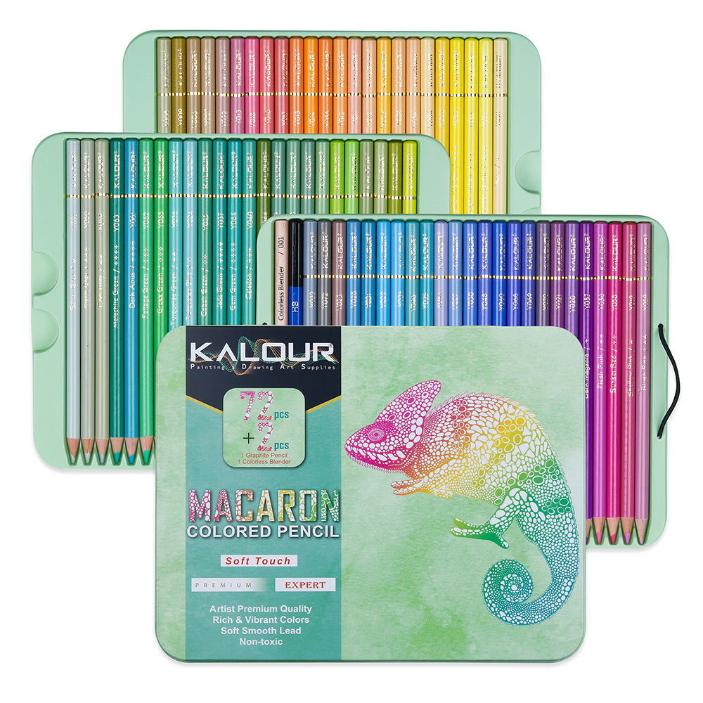 Kalour KALOUR Macaron Pastel Colored Pencils Set 72 Colors