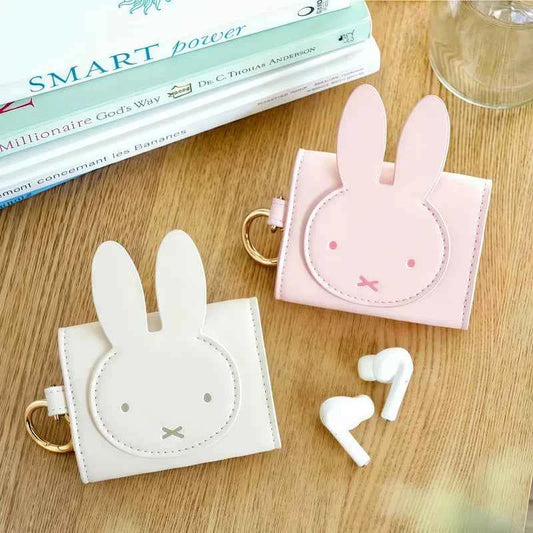 Japanese Cute Rabbit Earphone Case & Key Pouch
