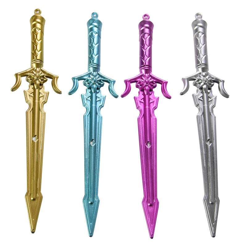 12 Pack Ancient Sword Plastic Gel Ink Pens Set