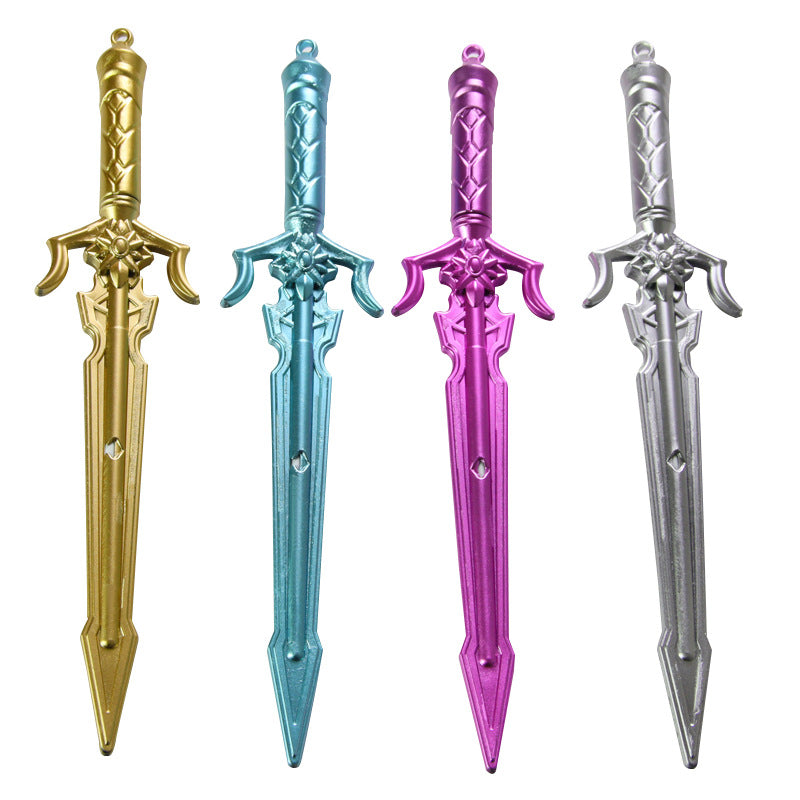 12 Pack Ancient Sword Plastic Gel Ink Pens Set