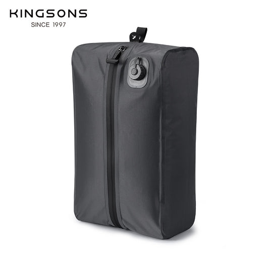KINGSONS Sacchetto a Compressione Sottovuoto da 17L con Pompa Elettrica Integrata – Organizzatore da Viaggio Ermetico e Impermeabile