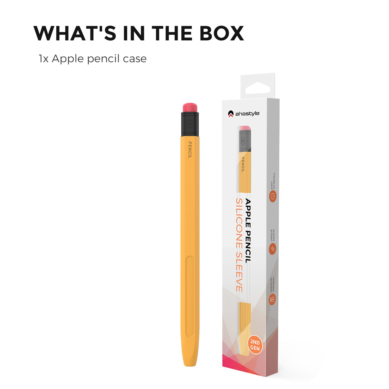 AhaStyle Classic Pencil Case Compatible with Apple Pencil 2st Generati