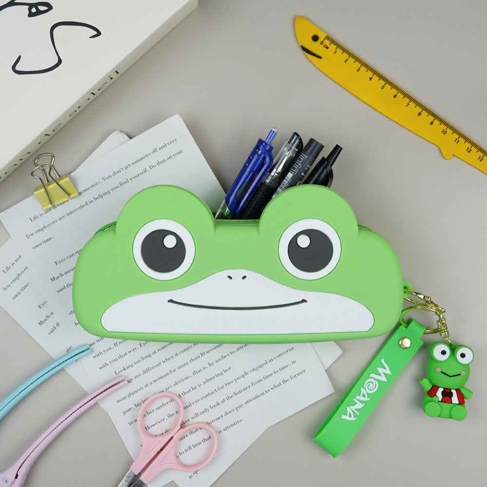 Cute Cartoon Animal Silicone Pencil Case