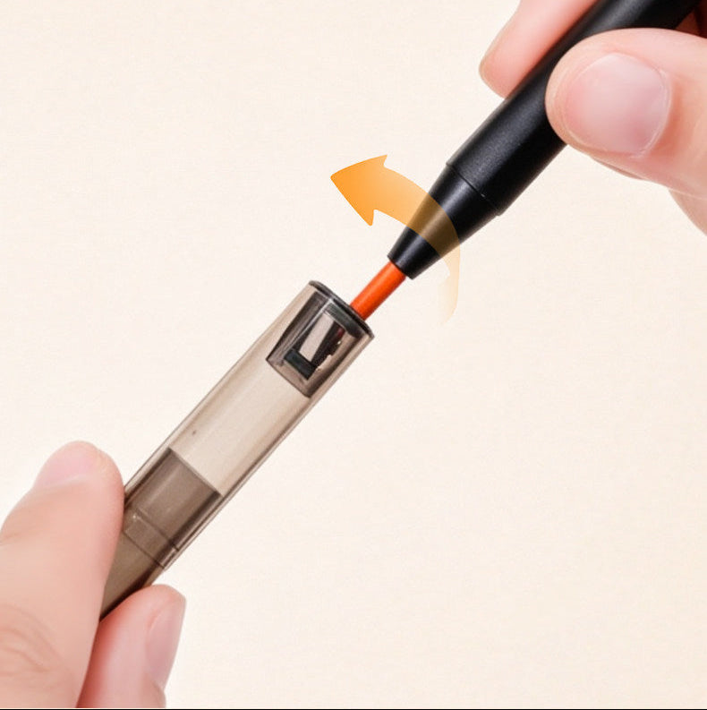 Qimiart Click Retractable Colored Pencils 48 Pack Oil-Based Includes Sharpener