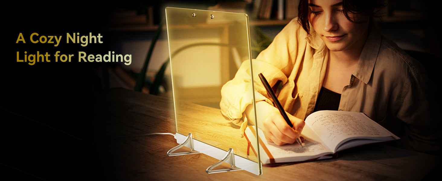 LED Light Up Drawing Tablet Board Rechargeable 13.8"X10"