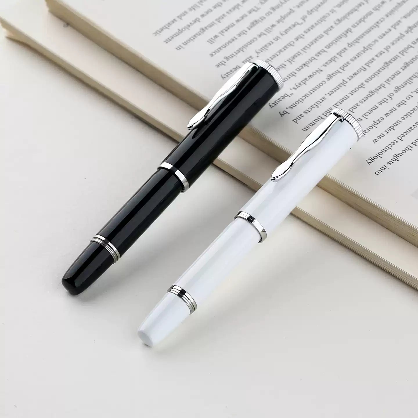 MAJOHN RS2 Short Pocket Fountain Pen — Metal Lacquer Finish, 100mm Travel Pen