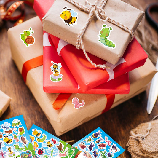 Tee kasvot hyönteiselle, mehiläiselle, kovakuoriaiselle - tee-se-itse tarrat lapsille 24 arkkia