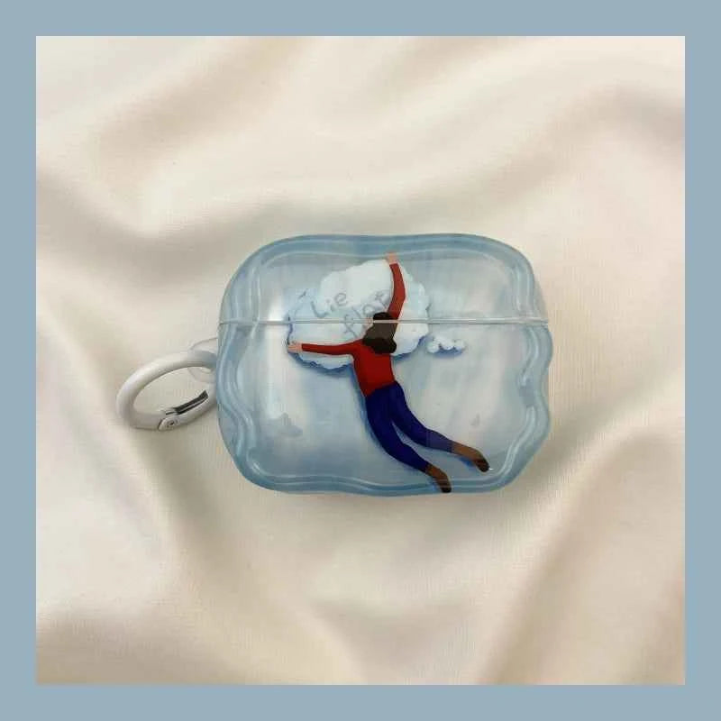 Relaxing Oil Painting Style AirPods Case