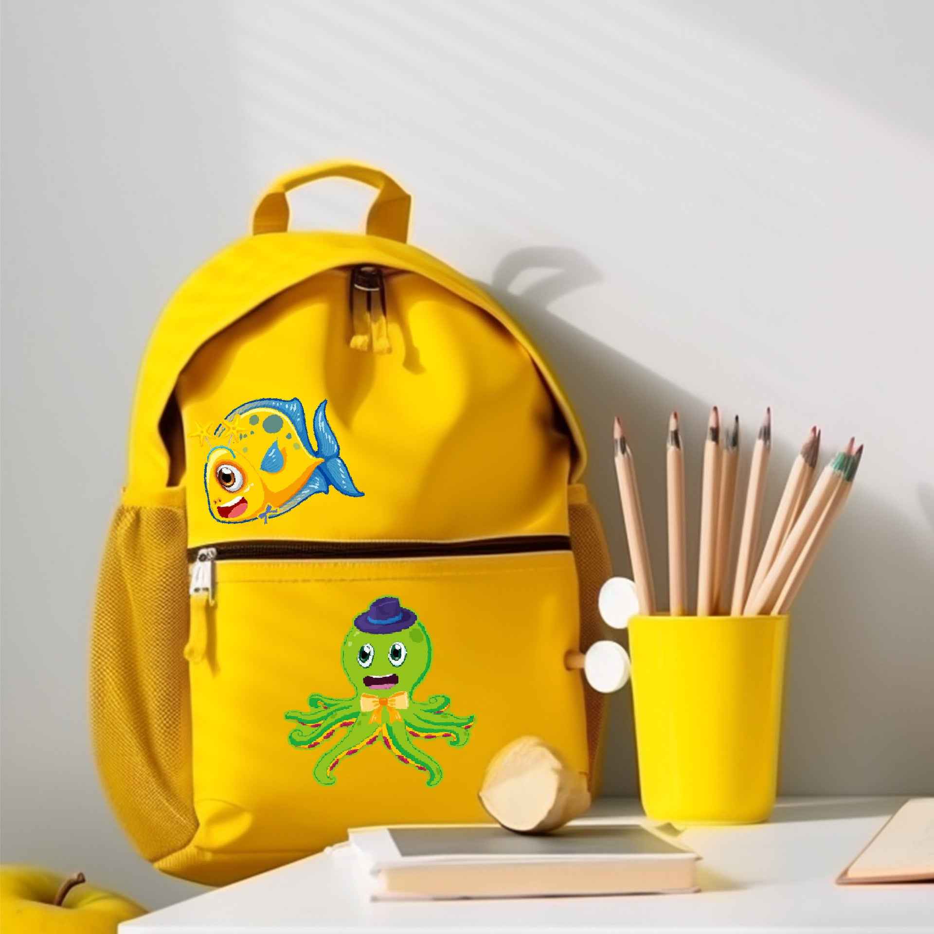 Make a Face Cartoon Marine Animals DIY Stickers for Kids 24 Sheets