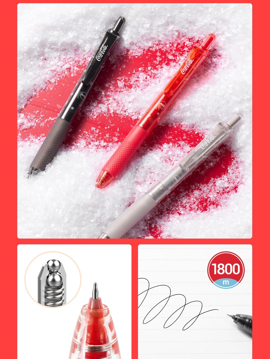 KACO x Coca-Cola Stationery Gift Set | Fountain Pen + Mechanical
