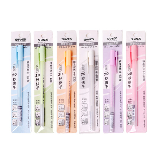 Fine Tip Dot Glue Pen Quick Dry,6 Pack