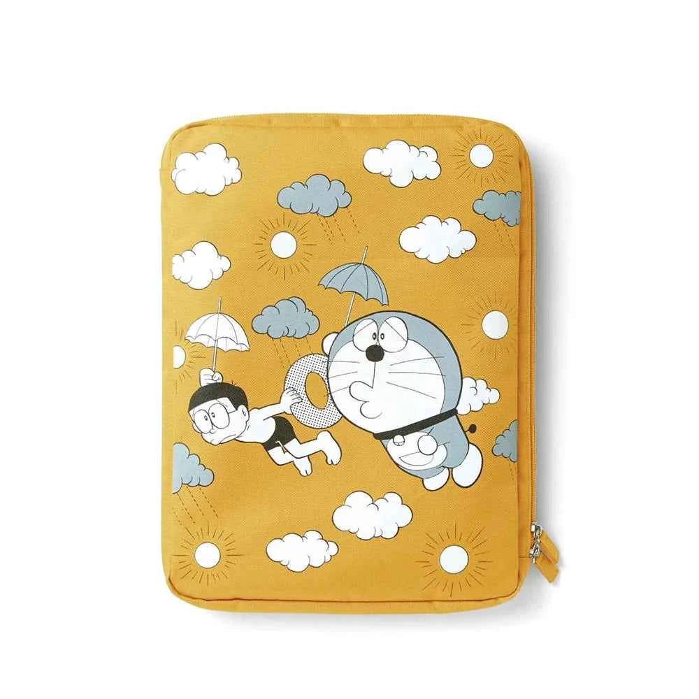 Cute Doraemon Cartoon Tablet & Scrapbook Bag File Organizer