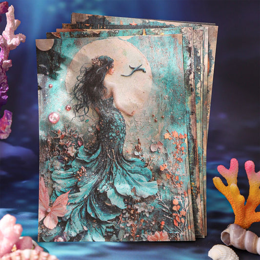 Mermaid Diary Scrapbook Paper Set - 180 Sheets