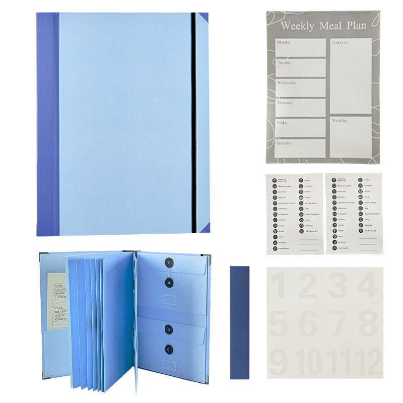 In Case Go Missing Binder Viral TikTok Folio - TTpen