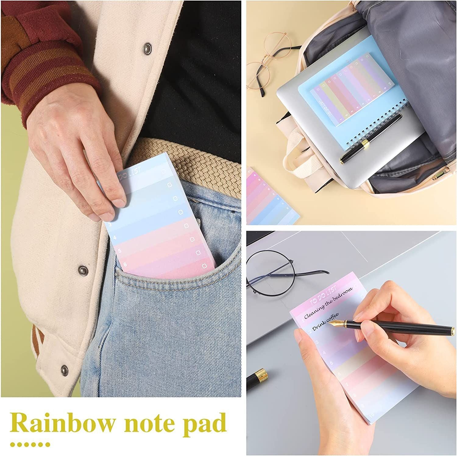 300 Sheets to Do List Self-Stick Notes 13x8cm