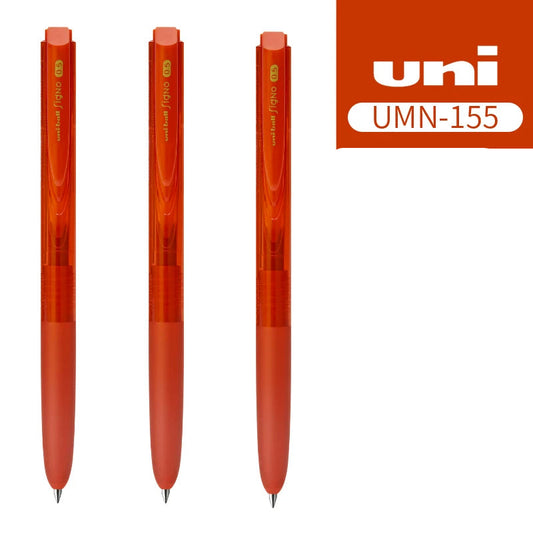 uni-ball Signo RT UMN-155 Retractable Gel Pen 0.5mm 3-Pack (Black / Blue / Red) 3 Red