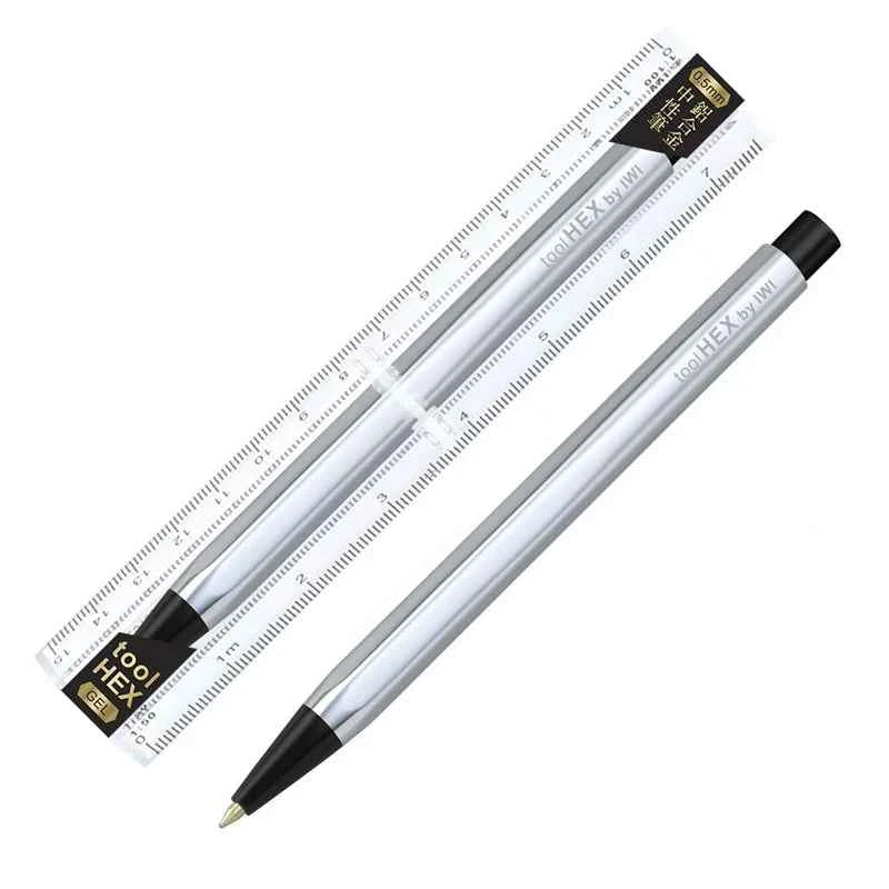 IWI toolHEX Aluminum Click Pen – 0.5mm Hexagonal Barrel with Scales