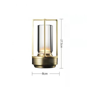 Tragbare Metall LED Tischlampe Wiederaufladbar Batterie betrieben