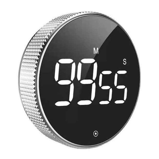 Round Digital Kitchen Timers,Large LED Display Magnetic