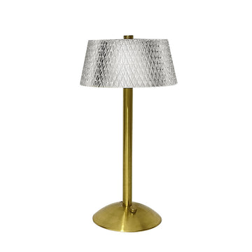Diamond Starlight USB Rechargeable Table Lamp Luxury Metal Atmosphere Light