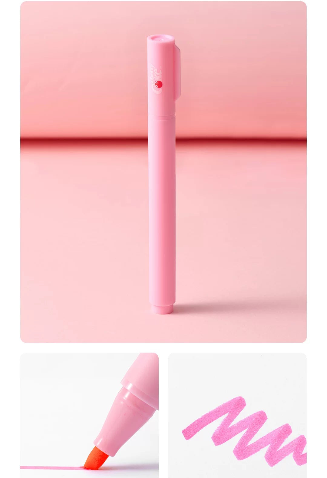 KACO Cherry Coke Gel Pen Highlighter Set 4-Piece Set