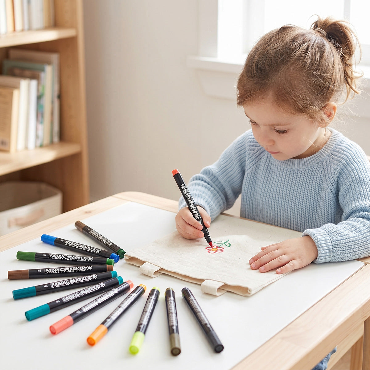 36-Color Fabric Marker Pen Set | DIY Clothing, Shoes, Canvas & Textile Art
