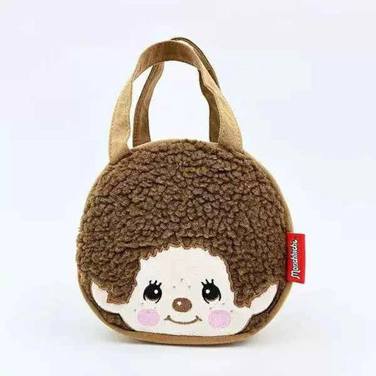 Japanese Kawaii Monchhichi Plush Handbag