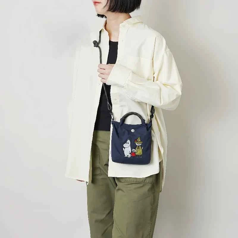 Moomin Japanese Cartoon Embroidered Handbag