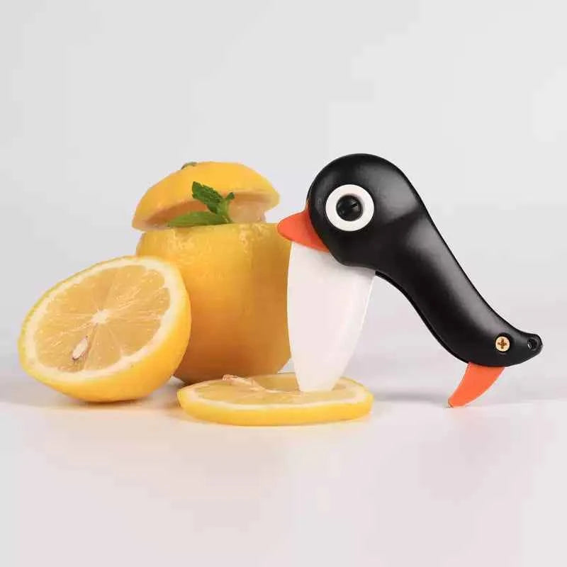 TAIDAMI Japanese Ceramic Penguin Folding Knife