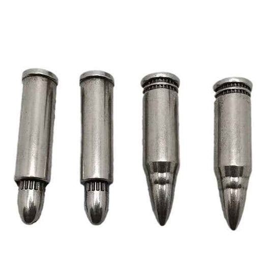 36MM Vintage Silver Bullet Spike Studs 30 Pack(2 Styles)