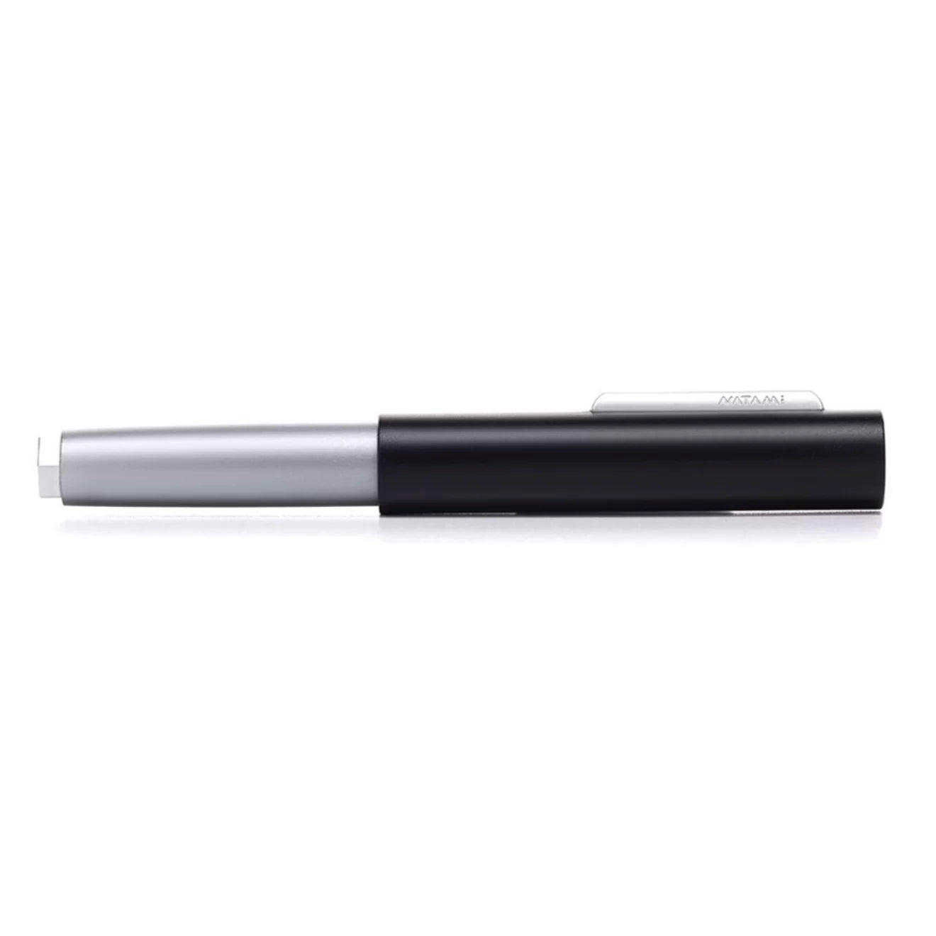 NATAMI PrismX Pocket Fountain Pen - Metal Barrel with Screw Cap Black