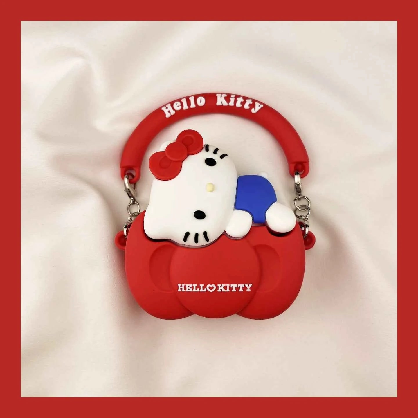 Cute Cartoon Bow Hello Kitty Apple AirPods Case