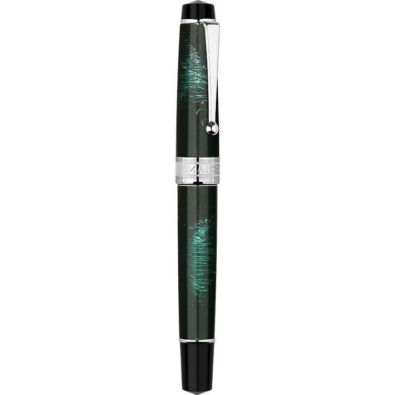 Majohn T5 Piston Fountain Pen,Large Ink Capacity Writing Set with Box