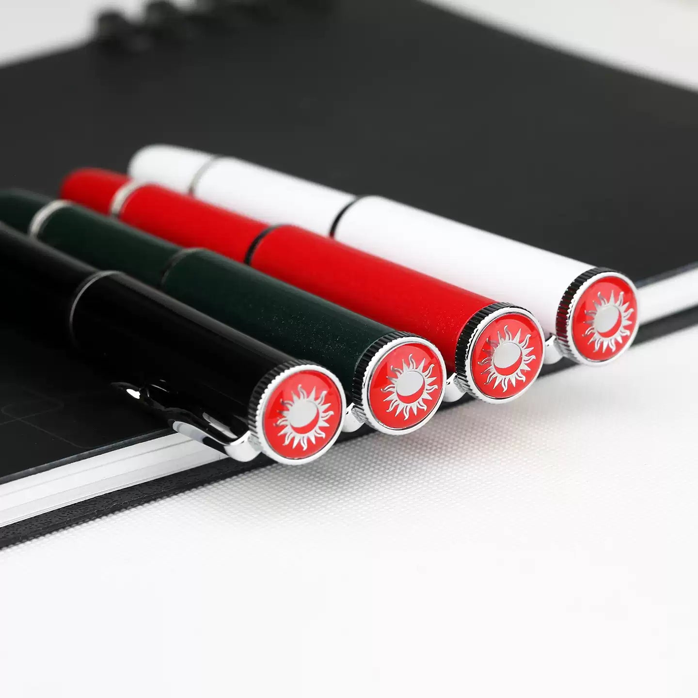 MAJOHN RS2 Short Pocket Fountain Pen — Metal Lacquer Finish, 100mm Travel Pen