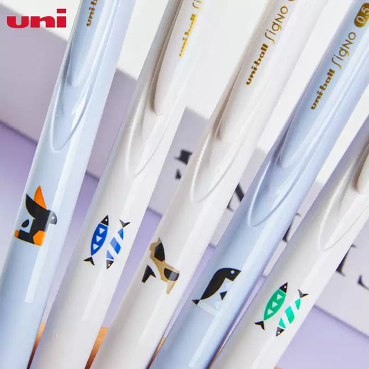 Uni-ball Signo RT1 Gelstift 0,5 mm Nordic Animal Edition – 5er-Pack