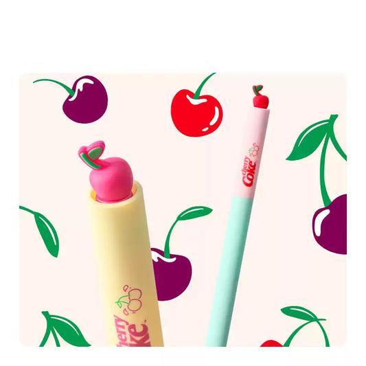 KACO x Coca-Cola Cherry Coke Gel Pen Set 0.5mm Black Ink,2 Pack