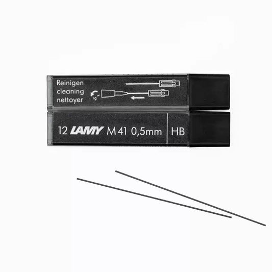 LAMY M40 / M41 HB Mechanical Pencil Lead Refills, 0.5mm / 0.7mm, 2 Boxes (24 Leads) 2pcs 0.5mm
