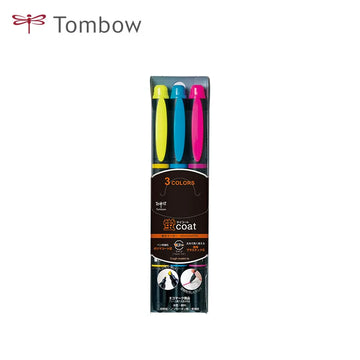Комплект хайлайтъри Tombow COAT с два върха – бързосъхнещи маркери WA-TC за ученици