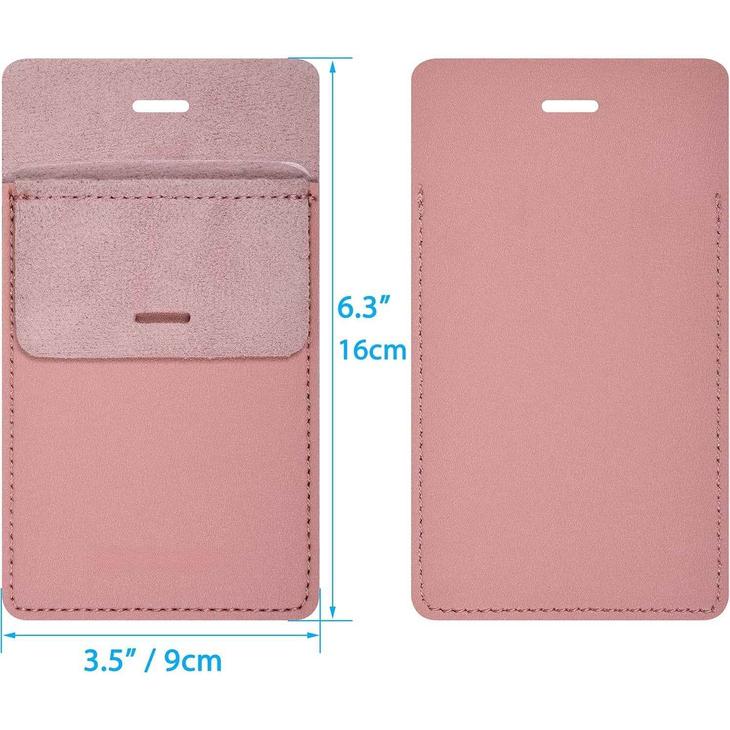 3 Pack PU Leather Heavy Duty Pen Holder Pouch Pocket Protector