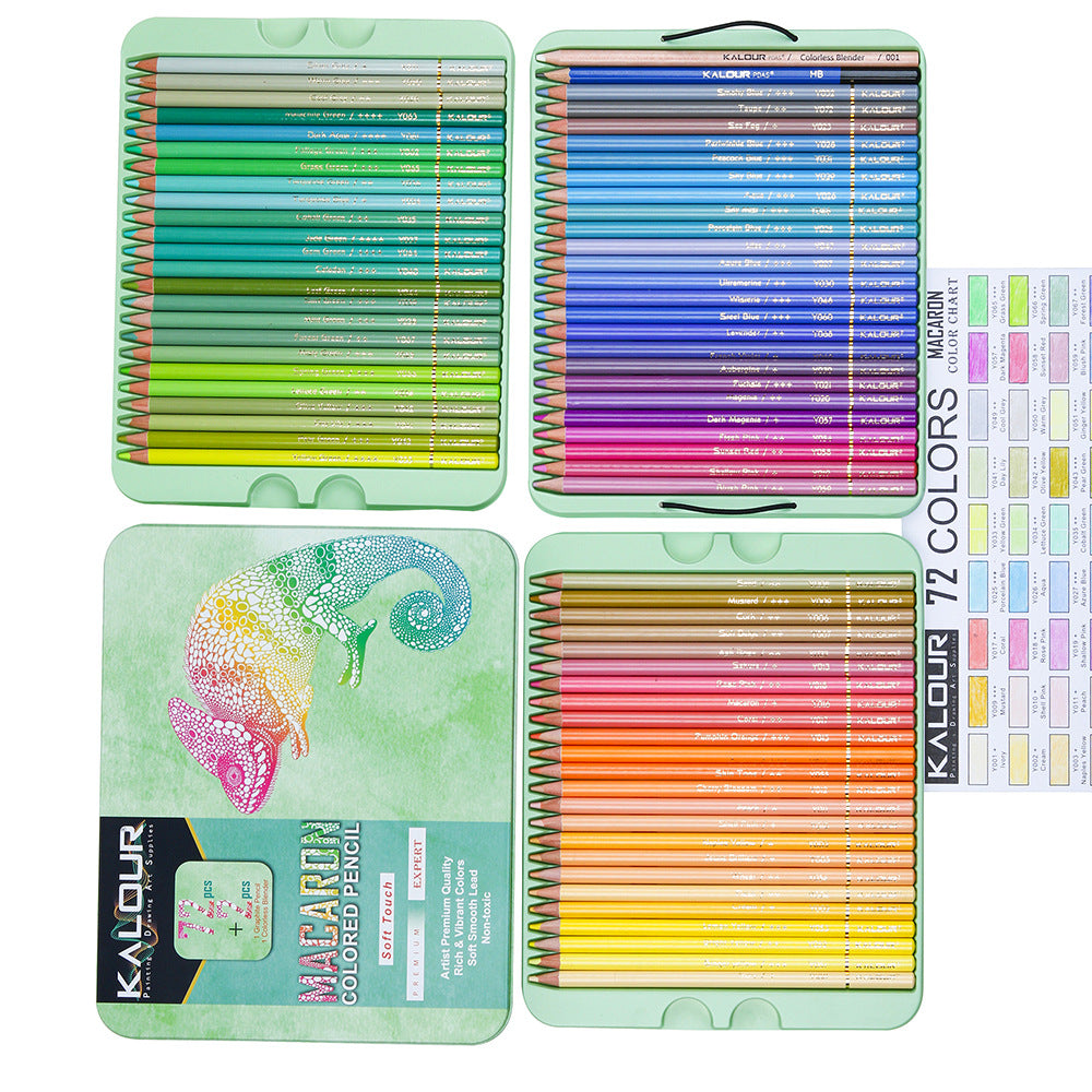 Kalour KALOUR Macaron Pastel Colored Pencils Set 72 Colors