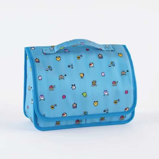 Japanilainen söpö sarjakuvateemainen muistivihko- ja paperitarvikejärjestäjäpussi