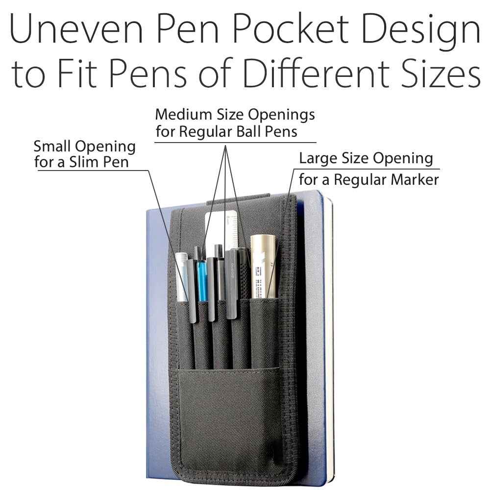 Adjustable Elastic Band Pen Holder for Notebooks,Planners Journals