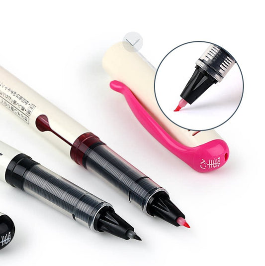PILOT SVFM-20EF Extra Fine Brush Pens, 8-Color Calligraphy Set