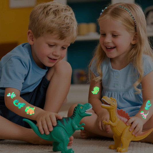 30 Sheets Luminous Tattoos for Kids Glow Party Supplies Birthday Gifts